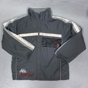 Vintage 90’s Disney 101 Dalmatians fleece lined zip track jacket size 6